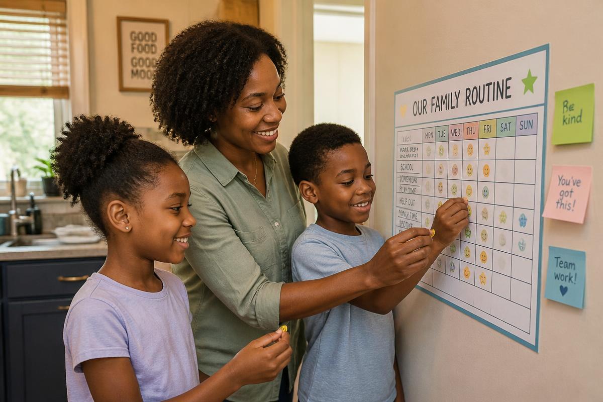 30-Day Family Routine Planner — Mornings and evenings that finally work.